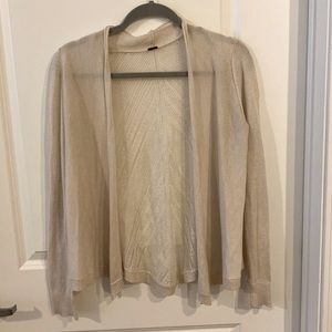 Oatmeal eyelet cardigan